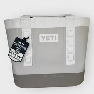 YETI Camino Carryall 35L Taupe NWT RARE Waterproof Tote Gym Beach Travel Durable